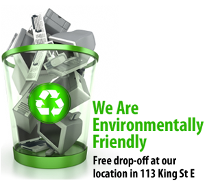 We Are Environmentally Friendly - Recycle Basket